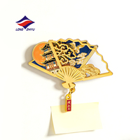 Aimants de réfrigérateur promotionnels Longzhiyu, 20 ans, fabricant d'autocollants souvenirs personnalisés, cadeaux en métal pour la ville, logo personnalisé, aimants de réfrigérateur