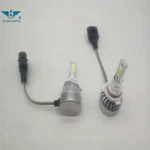 Seluruh Penjualan 2 USD/Set 9006 15Watt Baru Mobil Led Headlight Lampu Lampu Suku Cadang Otomotif Mobil Lampu C6