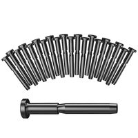 Kit de quincaillerie pour garde-corps en câble 3/16, mini-couvercle de protection adapté aux garde-corps en câble de 0,52 cm, compatible avec les colonnes en bois/composite T316