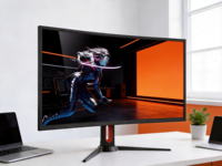 Moniteur d'Ordinateur Plat 4K de 24 Pouces Prêt à Expédier pour le Télétravail, 3840*2160p, 60Hz, 4ms
