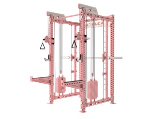 Máy tập thể hình đa năng tại nhà: cáp kéo, máy Smith - Dùng cho tập luyện thể thao & nâng tạ - Tập cơ tay, ngực, chân, lưng - Dùng cho tập luyện tại nhà - Product Image 2