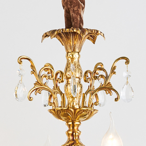 <span class=keywords><strong>Lampadario</strong></span> a Candeliere Laminato KALUX, Intagliato a Mano, Placcato in Ottone Dorato, Lampada da Soffitto LED per Appartamenti, <span class=keywords><strong>Moderno</strong></span> e Lussuoso, Garanzia di 2 Anni - Product Image 5
