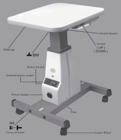 Lentimètre et réfractomètre automatiques professionnels pour hôpitaux ophtalmologiques, table numérique électrique WZ-3A