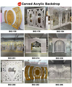 Arco Decorativo LEDA de Lujo para Bodas, Diseño Plateado, Juego de 3 Piezas, Arco para Decoración de Bodas - Product Image 6