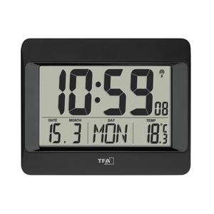 Accessoires pour TFA Dostmann TFA Funk Uhr schwarz - Product Image 1