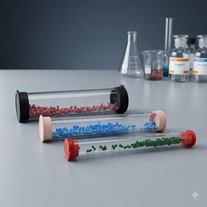 Estuche de viaje para cepillos de dientes de plástico industrial, tubo de embalaje personalizado para pasta de dientes, organizador transparente para set de cepillos de dientes. - Product Image 1