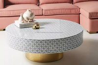 Centre de table de salon au design moderne et luxueux Mobilier moderne Tables basses et chaises de l'Inde