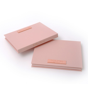 Bán buôn tùy chỉnh dập nổi & UV lớp phủ cứng nhắc Eyeshadow Hộp bao bì với gương có thể tái chế - Product Image 5