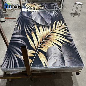 Plaques <span class=keywords><strong>PVC</strong></span> Effet Marbre pour Décoration Murale 3mmx1220x2440 Panneau Mural <span class=keywords><strong>PVC</strong></span> Marbre Mat pour Appartement - Product Image 3