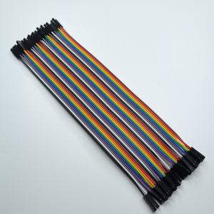 Cablagem personalizada 10 20 30 40 50 100cm Comprimento Cabo Plano Dupont2.54 Fêmea para Fêmea Fita Jumper Montagem de Cabos - Product Image 1