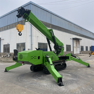 RST L97 3 Ton 5 Ton piccole gru a ragno portatile Mini di sollevamento del vetro di installazione gru cingolata con gru a braccio - Product Image 3