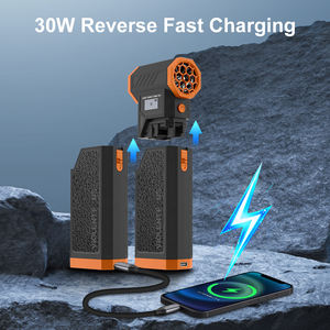 Soffiatore d'Aria Potente per Foglie con Batteria Rimovibile, Ventola ad Alta Velocità e Pistola ad Aria Compressa per Barbecue, Esterni e Pulizia Auto - Product Image 2