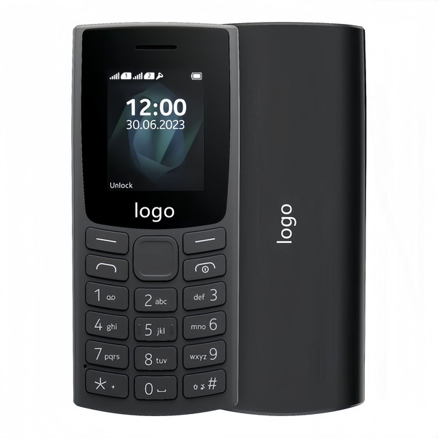 Wholesale 106 2023 Bar Feature Phone 2G GSM Dual SIM Dual Standby Unlocked 1.8 Inch 1000mAh Wireless FM MP3 Basic Keypad Mobile