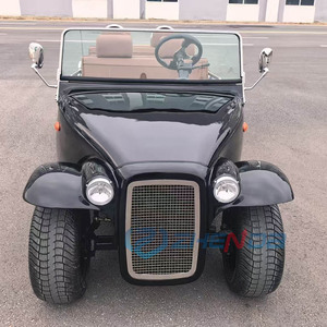 Black Color Matching Convertible Sightseeing Car, Vintage Classic Retro Wedding Car on Sell Vintage Classic Cars - Product Image 2