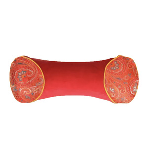 Oreiller cervical en herbes en forme d'os rouge de style chinois pour le soin des cervicales et l'aide au sommeil - Product Image 2