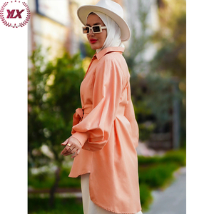 Camicetta a maniche lunghe <span class=keywords><strong>con</strong></span> kimono autunnale da donna musulmana alla moda <span class=keywords><strong>con</strong></span> <span class=keywords><strong>cintura</strong></span> - Product Image 5