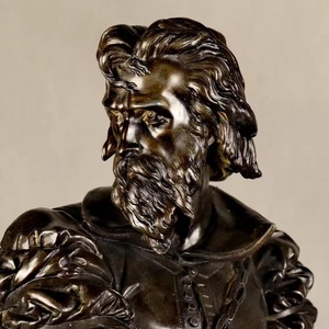 Bronzo classico timoniere scultura statua fatta a mano arte antica figurina famoso rame capitano nautico tecnica lucidata - Product Image 4