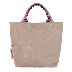 Bolso de Mano con Solapa Minimalista y Ecológico de la Serie Color-blocking Lady Tyvek de Nuevo Diseño, con Dos Correas, Cierre de Cremallera, Impermeable y de Gran Capacidad - Product Image 3