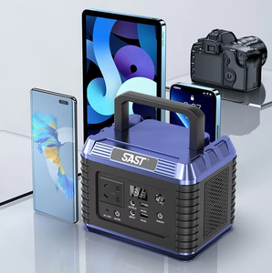 แผงโซลาร์เซลล์พกพา 300W MPPT พร้อมแหล่งจ่ายไฟ 220V คลื่นไซน์บริสุทธิ์ สำหรับสตาร์ทรถฉุกเฉิน ตั้งแคมป์ กิจกรรมกลางแจ้ง และเก็บพลังงานภายในบ้าน - Product Image 1