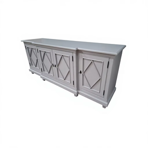 ตู้เก็บของไม้สักพรีเมียม ดีไซน์ขอบไม้ธรรมชาติ - Product Image 1