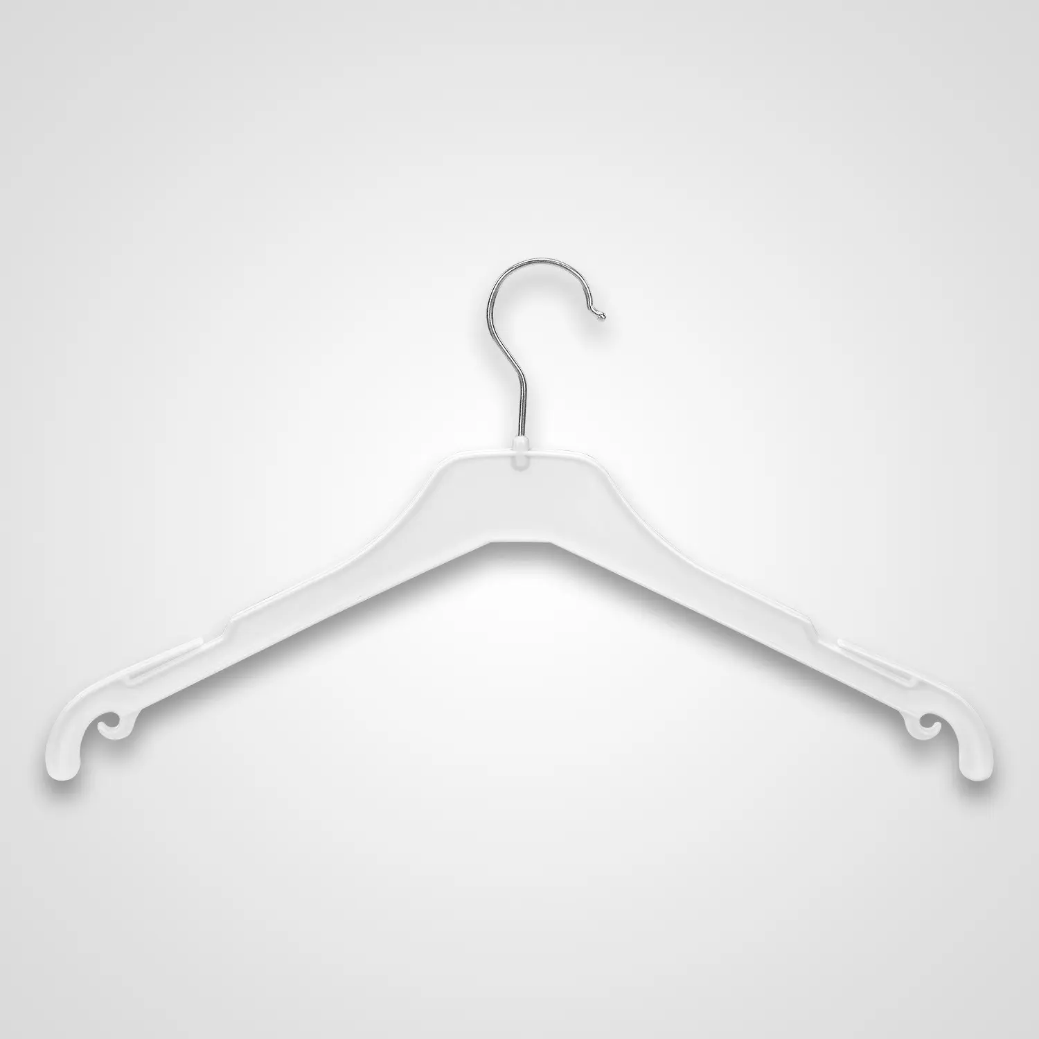 Amazon Hot Sale PS Material Metal Hook Man Adult Shirt Tops Dress Skirt Black Plastic Hanger HY-1078