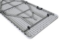 Table de pique-nique pliable en plastique portable à vente chaude, hauteur réglable, design moderne, mobilier d'extérieur pour les fêtes de jardin, utilisation en hôtel