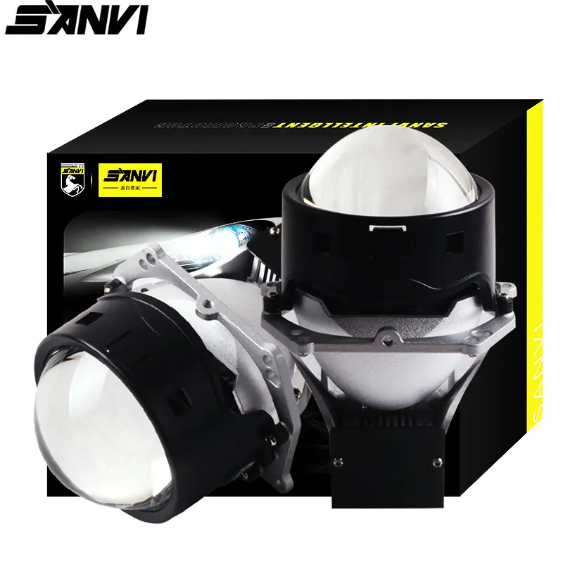 2022 SANVI 800m laser light L50 bi led projector laser lens led projector headlight bi led laser projector headlight