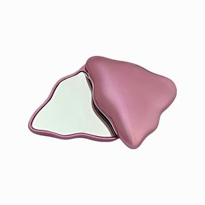 Các Nhà Sản Xuất Hot Bán <span class=keywords><strong>New</strong></span> Xách Tay Kim Loại Thủ Công Gương Đầy Màu Sắc Vỏ Nhỏ Dễ Thương Trang Điểm Gương - Product Image 1