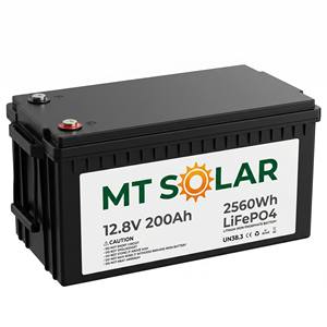 แบตเตอรี่ LiFePO4 12V 12.8V 200Ah 2.5kWh พร้อมบลูทูธ BMS  ตัวเรือนพลาสติก  ทดแทนแบตเตอรี่ตะกั่วกรด สำหรับเก็บพลังงานภายในบ้าน - Product Image 1