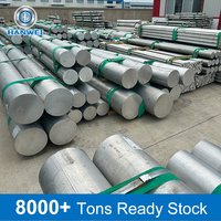 Batang Bulat Aluminium 6061 Diameter Besar Seri 6000 untuk Konstruksi, Otomotif, dan Mesin