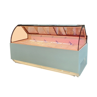 Réfrigérateur de boucherie Présentoir à viande Réfrigérateur Vitrine d'aliments cuits Comptoir de réfrigération en verre Réfrigérateur
