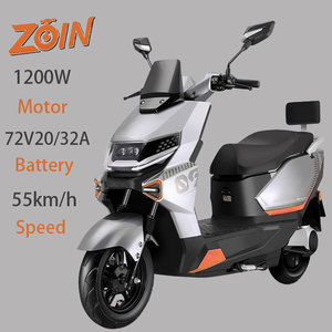 ZOIN T9 <span class=keywords><strong>pour</strong></span> scooter électrique de 1200 à 1500 watts, 55 km/h, nouvelle batterie élégante de 72 V <span class=keywords><strong>pour</strong></span> adultes, moto à deux roues - Product Image 2