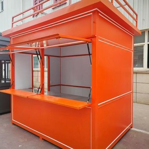 Kiosque alimentaire mobile en métal, type extensible, simple couche, imperméable, durable, coque rigide, pour la vente en extérieur toute l'année - Product Image 3