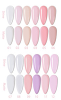 COLORMARK Gel UV Base Caoutchouc pour Nail Art, Gel Fonctionnel Élastique à Pénétration, Couche de Base Colorée en Bouteille, Non Toxique, Sans Rinçage Nécessaire
