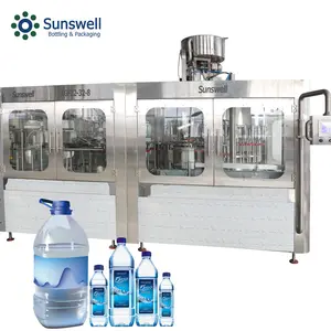 Complètement Automatique De Remplissage D'eau Machine Ligne De Production D'eau Minérale