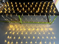 Filet maille fée guirlande lumineuse 2x2M 3x2M 6x4M LED étanche décoration fenêtre rideau fête de mariage décoratif Led éclairage mural