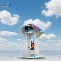 Máquina de Juego Comercial de Simulación de Vuelo en Parapente de PVC para Parques de Aventuras Interiores y Centros Comerciales