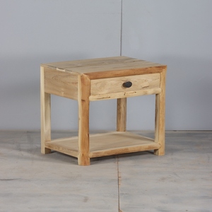 Wooden Bedside Table with Practical Storage Solutions Bedroom Side Cabinet Furniture for Hotels Resorts and Apartments - Product Image 4
