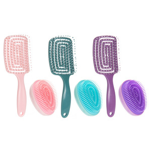 Guangzhou Playboy Hair Comb Set Multi Color Portable Smoothing Massage Travel <b>Egg</b> Comb For Hair Care Styling - Product Image 1