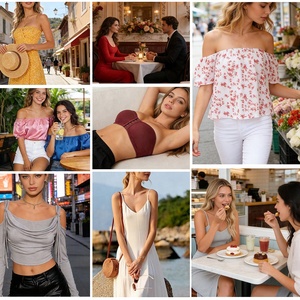 Soutien-gorge sans bretelles d'été pour femmes, ensemble de lingerie bralette <span class=keywords><strong>tube</strong></span>, brassières pour femme, hauts bandeau dos nu, sous-vêtements débardeur - Product Image 6