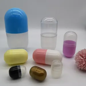 الجملة فارغة لعبة كبسولة متعددة الألوان البلاستيك Gashapon كبسولة اللعب ل آلة بيع