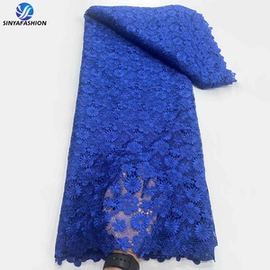 Lusso all'ingrosso tessuto di pizzo ricamato Guipure tessuto africano Guipure <span class=keywords><strong>vestiti</strong></span> Casual tessuto <span class=keywords><strong>da</strong></span> <span class=keywords><strong>sposa</strong></span> in pizzo - Product Image 3