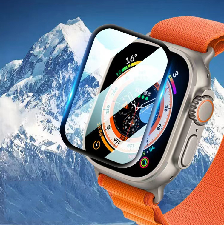Защитная пленка для Apple Watch 8 7 6 SE 5 4, мягкая 3D пленка для экрана Apple watch Ultra 8 49 мм, 41 мм 45 мм 40 мм 44 мм