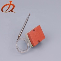 Thermostat capillaire à eau Junqian pour contrôle de température -001 pour four à pizza avec bouton, plage 30~300°C, AC2000V