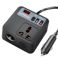 Convertisseur d'alimentation 12V 100W, chargeur DC vers 220V avec USB et PD, chargeur de voiture, équipement électrique pour camping-car