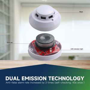 גלאי עשן אש איכותי ספק לוחות אלקטרוניקה <span class=keywords><strong>EN14604</strong></span> אישור אזעקת עשן אש הרכבת PCBA - Product Image 3