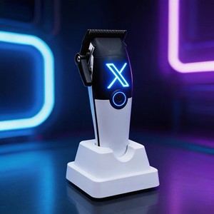 Tondeuse à cheveux électrique professionnelle sans fil, portable, rechargeable, pour salon, boîtier en plastique, charge rapide - Product Image 4
