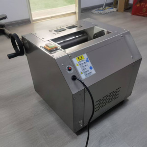 High Speed Stainless Steel Pizza Pastry <b>Dough</b> Roller Industrial Electric <b>Dough</b> Sheeter <b>Machine</b> Desktop Pasta <b>Maker</b> for Bakery - Product Image 1