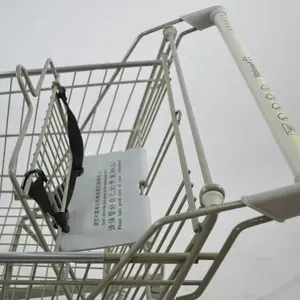 Carrito de supermercado de acero de 150 litros estilo supermercado de litros