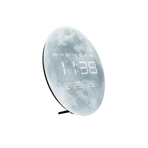Mặt Trăng Đồng Hồ Treo Tường Phòng Khách Lịch Vạn Niên LED Đồng Hồ Điện Tử Treo Tường Kỹ Thuật Số Hiển Thị Thời Gian - Product Image 4